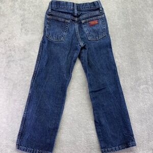 Youth‎ Blue Denim 20X Jeans Wrangler Style Western Style Size 8 Regular